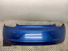 2014 VOLKSWAGEN SCIROCCO REAR BUMPER BLUE GENUINE 1K8807421N
