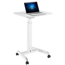 Allcam GSL07T Height-adjustable Laptop Desk/ Lectern with Tilt Top White