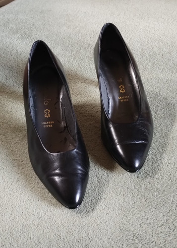 Vintage clarks black - black, leather