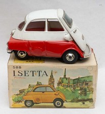 RARE  1960S BANDAI JAPAN ISETTA BUBBLE CAR ORIGINAL BOX