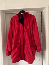 Peter Storm stormtech Waterproof Red M Nylon hooded 36-38in chest  good 