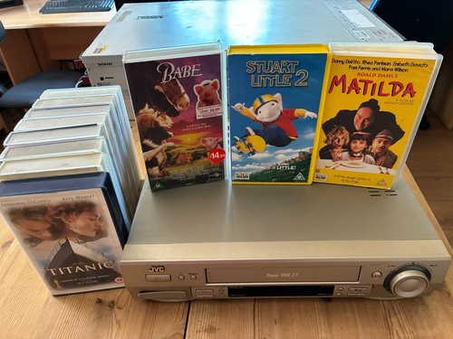 Jvc super vhs - hr-s6722et, vcr