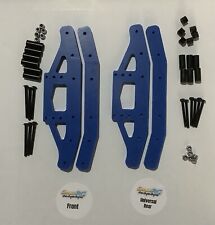 Blue 1300 Stock Car 1/12th RC Bumper Set Fits GinjaRC, Kamtec & Mardave Chassis