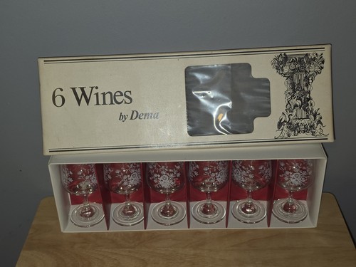 Vintage dema wine glasses set - dema,