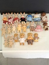 sylvanian families 22 piece figure lot