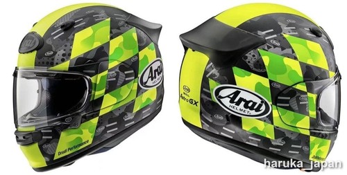 Arai astro checker yellow - checker,