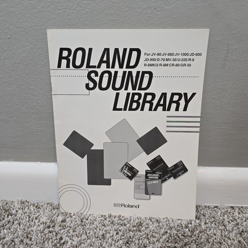 Roland sound library - roland, card
