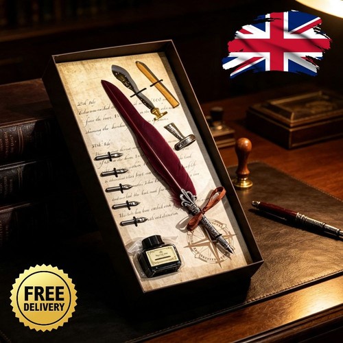 Crimson royale feather quill - crimson,