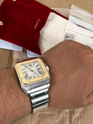 Serviced cartier santos - santos, xl