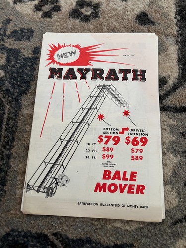Mayrath bale mover elevator - bale,