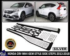 ALUMINIUM SIDE STEPS RUNNING BOARDS OEM STYLE FOR HONDA CRV MK4 2013-2018