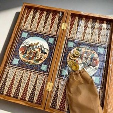 Backgammon Set Handmade Khatam