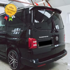 FOR VW TRANSPORTER T5 T5.1 T6 T6.1 REAR TWIN BARN DOOR ROOF SPOILER GLOSSY BLACK