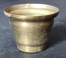 NOS brass oil lamp undermount - 38mm