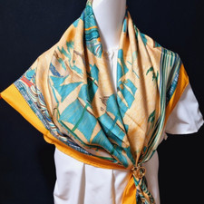 RARE VINTAGE HERMES Silk Scarf "HENRY F SMITH SAILOR" Carre 90 Duty-free US