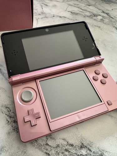 Nintendo 3ds coral pink boxed - 3ds,