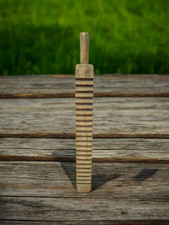 Antique primitive carved wooden mangle boards .Washboards - Antique Ironing boar