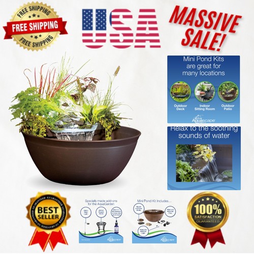 Aquagarden mini pond kit - aquagarden, led