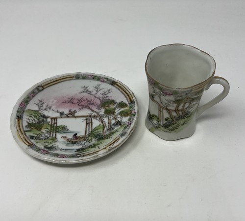Vtg japanese porcelain geisha - japanese,