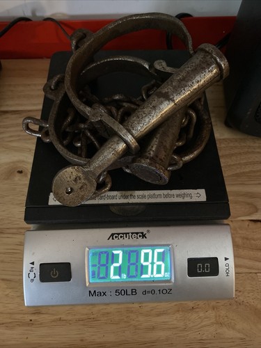 Leg iron shackle - shackle, prison