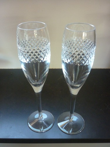 Pair waterford crystal - crystal, john