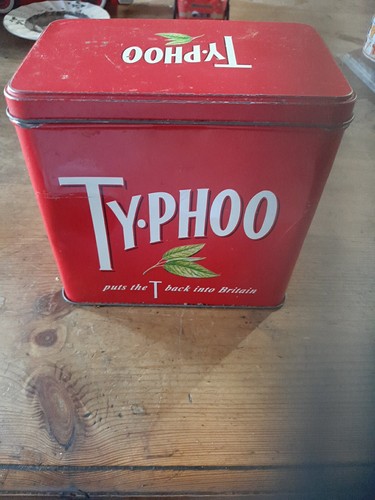 Vintage typhoo tea - caddy, tin