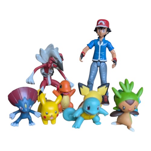Pokemon figure bundle ash - pokemon,