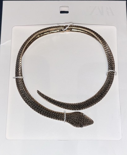 Snake collar necklace zara - by,