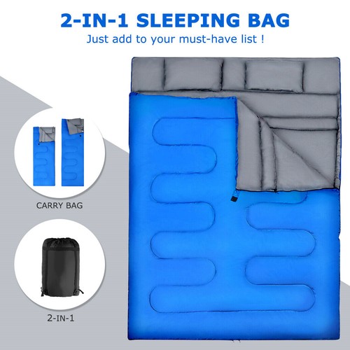 Double sleeping bag seasons - 4,