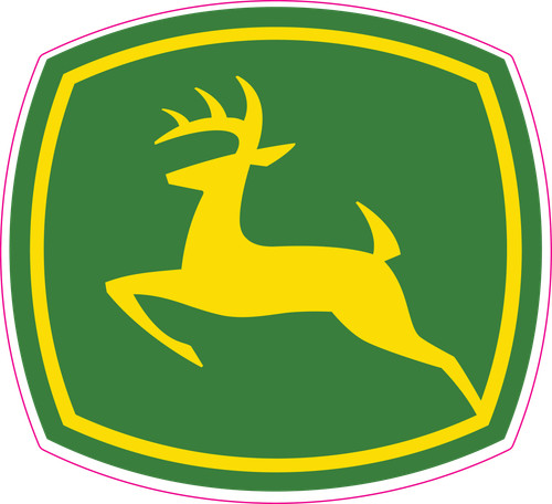 John deere logo - john, sticker