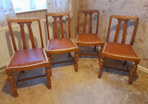 Vintage wooden dining - vintage,