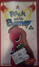 Barney the Dinosaur - Rock With Barney - VHS Video 