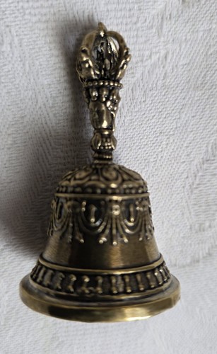 Brass bell handicraft - brass, ornate