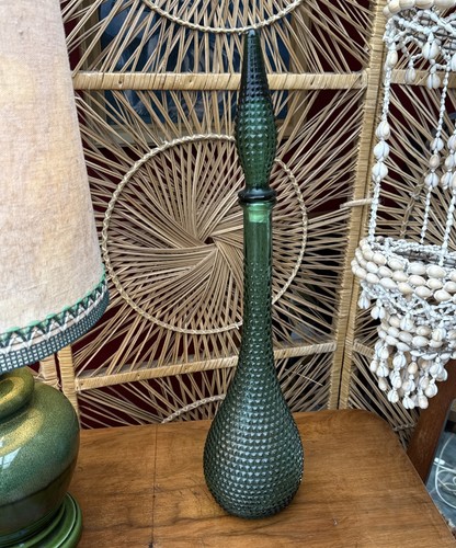 Vintage green genie - vintage, bottle