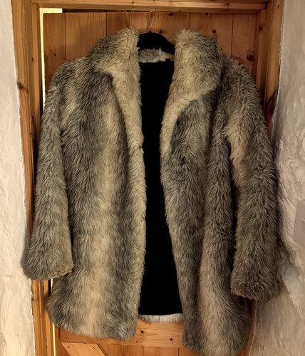 Vintage 1980 faux - faux, silver