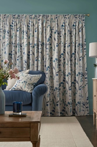 John lewis isla floral blue - john,