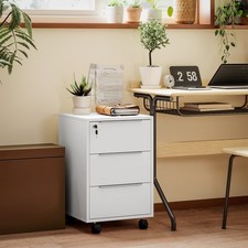 3-Drawer Locking File Cabinet