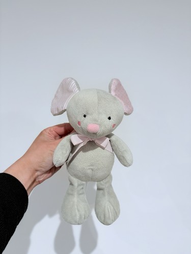 Mothercare grey and pink plush - pink,