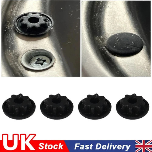 4pcs black screw cap covers - cap,