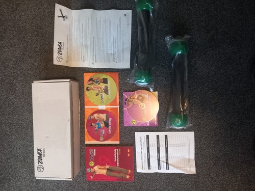 Unused zumba fitness - unused, weights