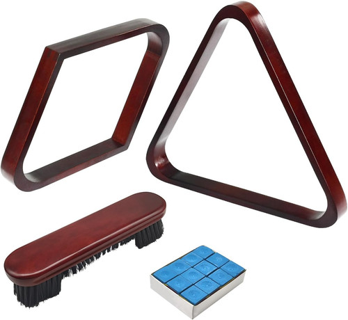Solid wood pool - wood, triangle