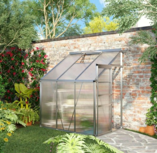 6x4ft lean greenhouse - 6x4ft,