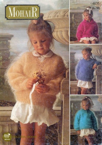 Girl mohair sweater pullover - sweater,
