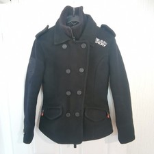 Superdry Mens Coat Navy Label