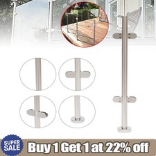 Balcony Pool Glass Panel Balustrade Railing Glazing Post Stainless Steel Post UK