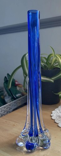 Vintage glass long stemmed bud - vintage,