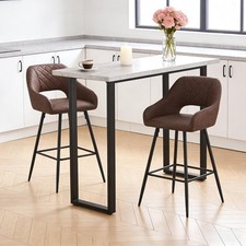 Breakfast Bar Table with 2 PU