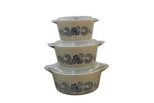 Set Of 3 Vintage Pyrex