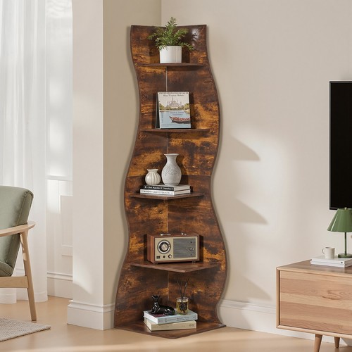 Wavy tier corner shelf tall - tier,