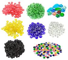 Decorative Glass Pebbles for Vases Round Gems Stones for Centerpieces & Displays